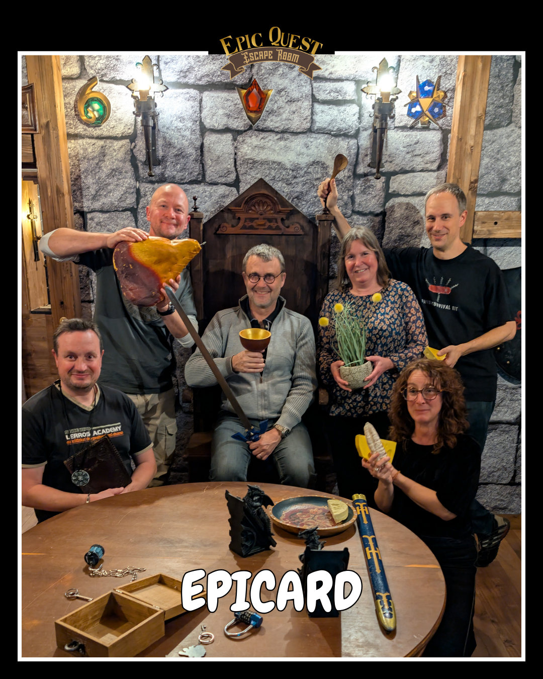 Groupe aventuriers Epic Quest