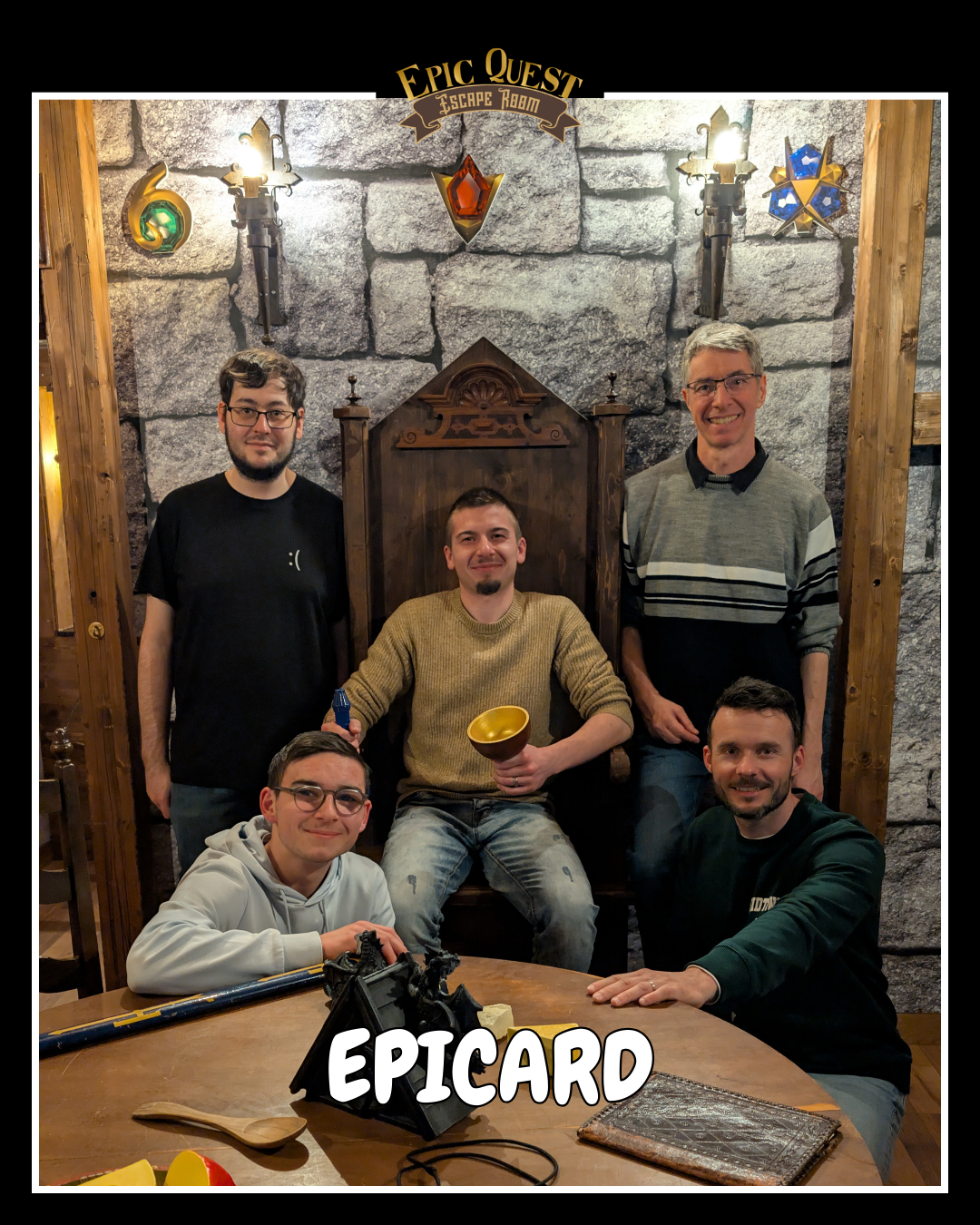 Groupe aventuriers Epic Quest