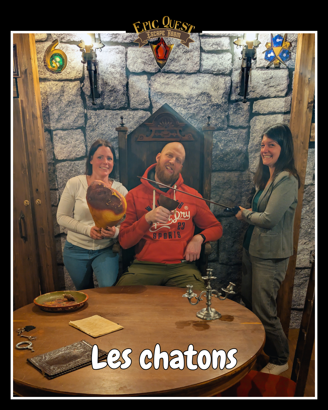 Groupe aventuriers Epic Quest