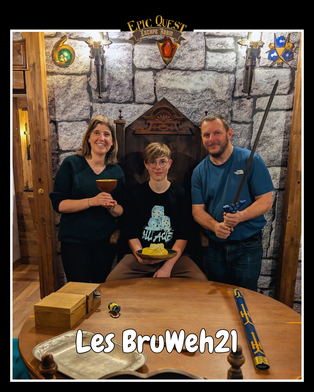 Groupe aventuriers Epic Quest