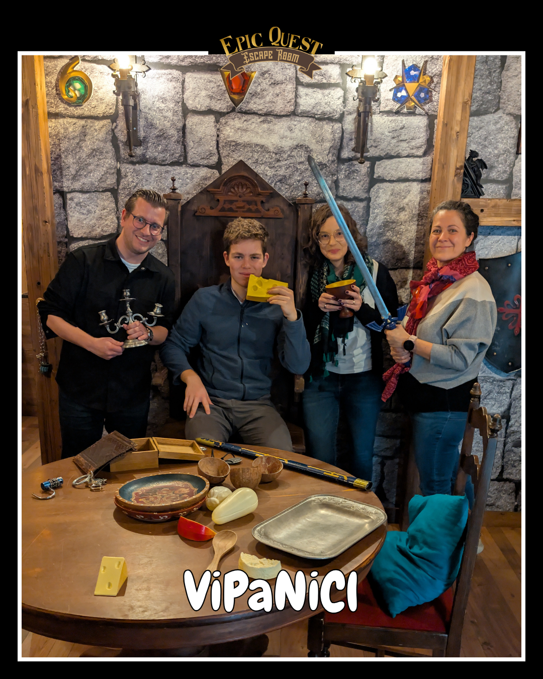 Groupe aventuriers Epic Quest