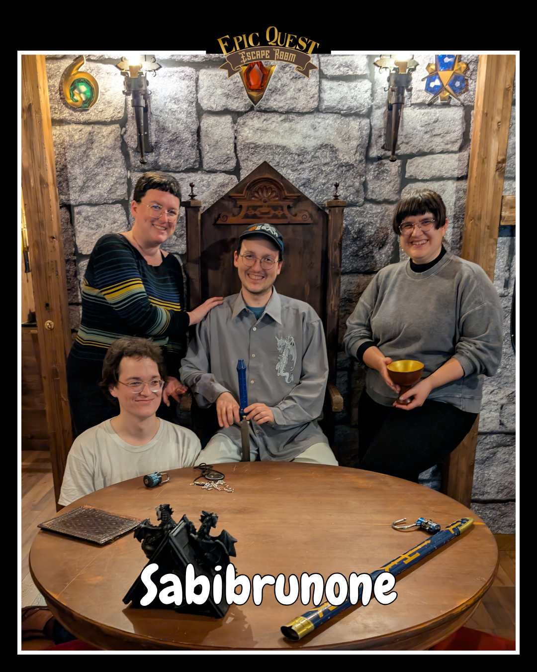 Groupe aventuriers Epic Quest